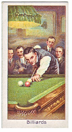 1925 Turf Cigarettes Billiards Tom Newman
